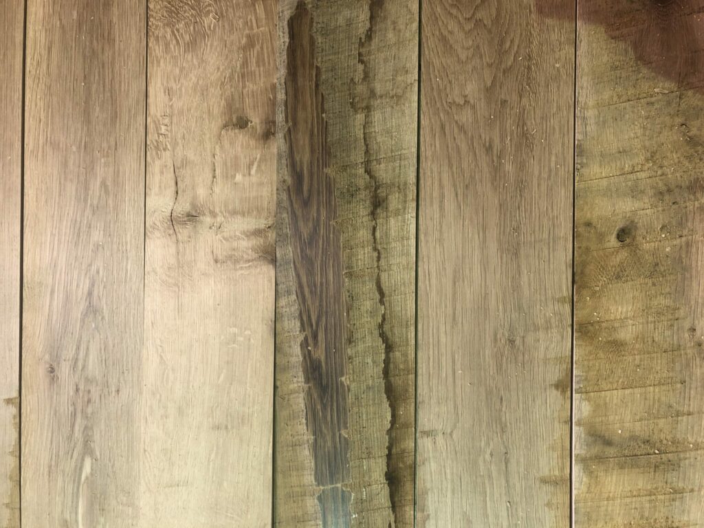 Close up of Heritage Oak flooring from UK Hardwoods