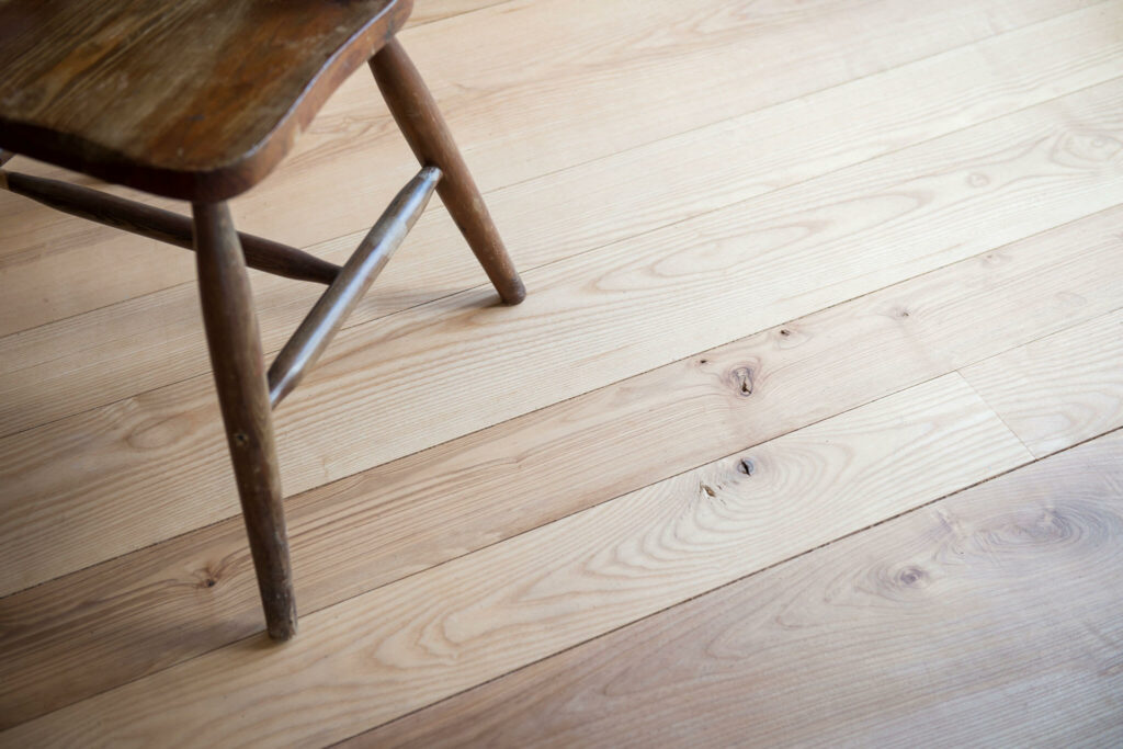 solid ash flooring